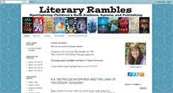 Desktop Screenshot of literaryrambles.com